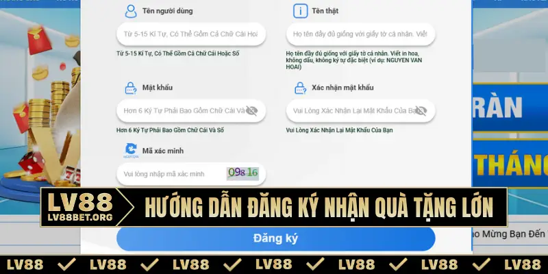 Hướng dẫn đăng ký nhận quà tặng lớn